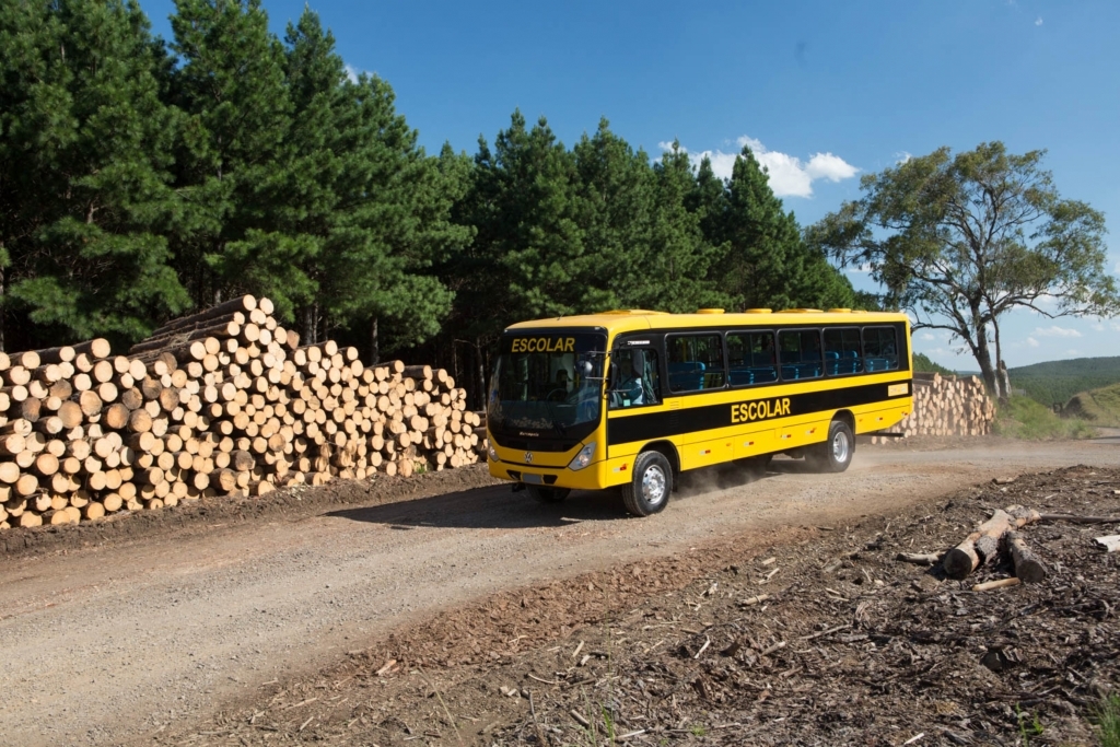 Volkswagen atinge a marca de 3.400 ônibus vendidos ao Caminho da Escola.