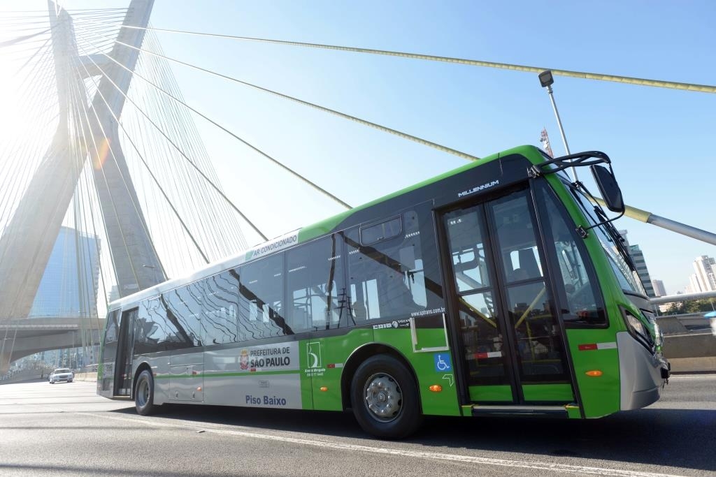 Volvo entrega frota de 110 novos ônibus para São Paulo.