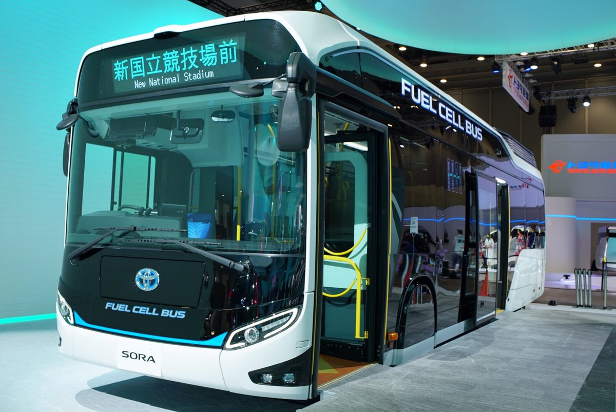 Toyota apresenta no Japão ônibus movido a célula de hidrogênio, o FC Bus