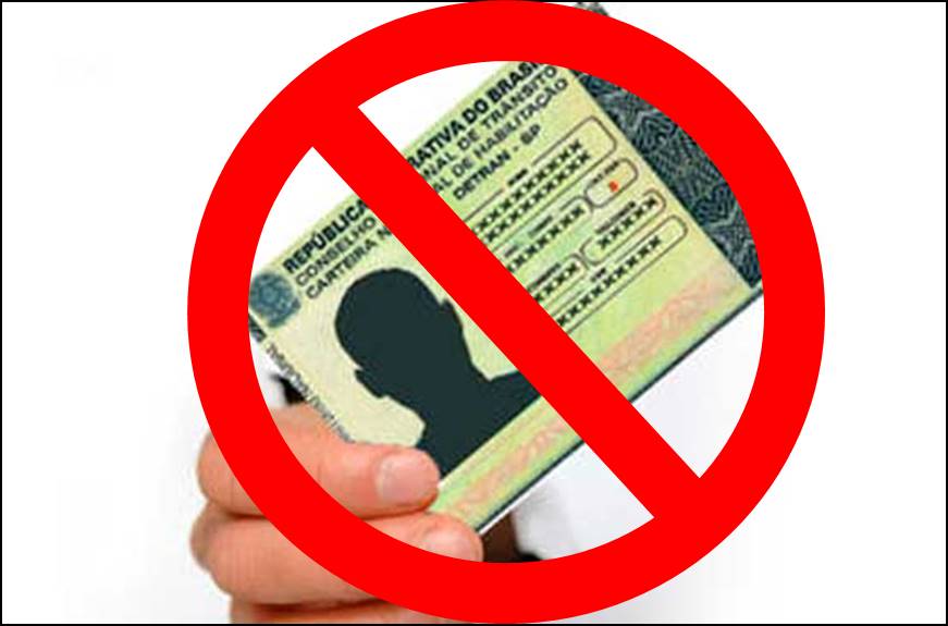 Cuidado com os pontos na sua carteira de motorista, tempo mínimo de suspensão subiu para 6 meses.