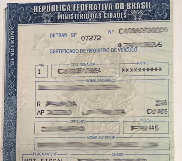 Documento de veículo com porte obrigatório terá versão digital.