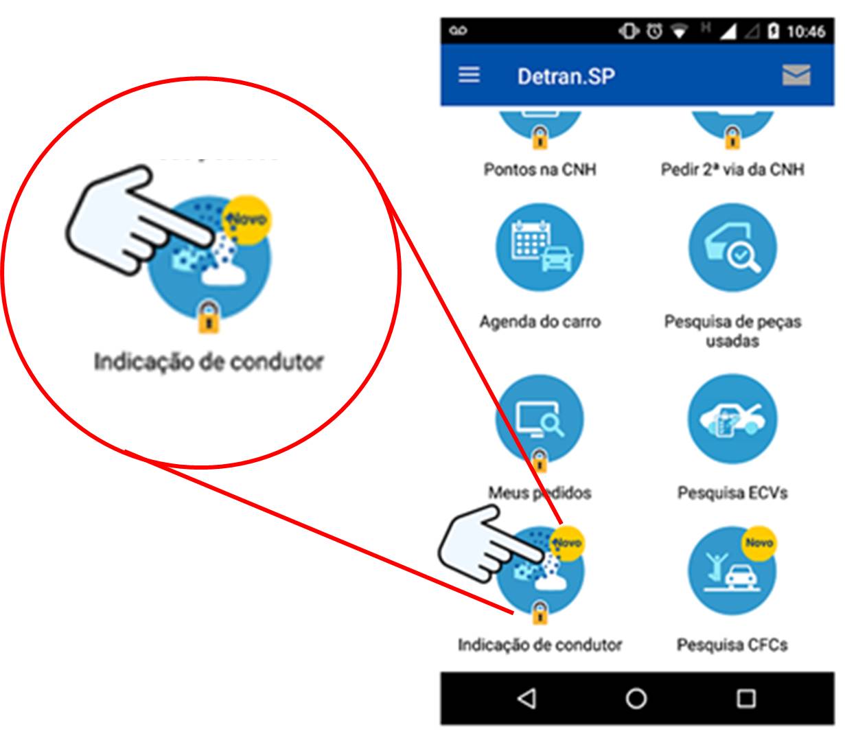 Aplicativo permite transferir pontos de multas pelo celular em SP.