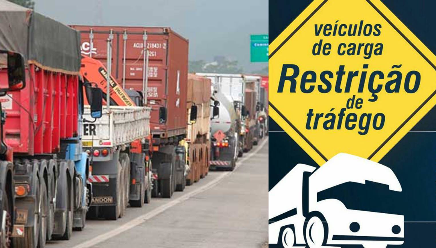 As mais complicadas restrições de circulação de caminhões no Brasil estão na região metropolitana de São Paulo.