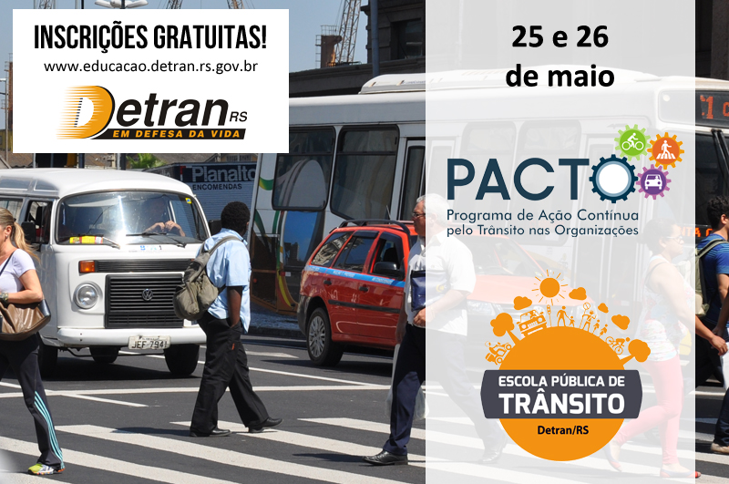 Detran/RS oferece curso de educação para o trânsito nas organizações.