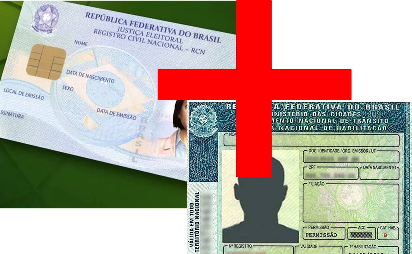 Carteira de motorista fica de fora do documento único ICN - Identidade Civil Nacional.