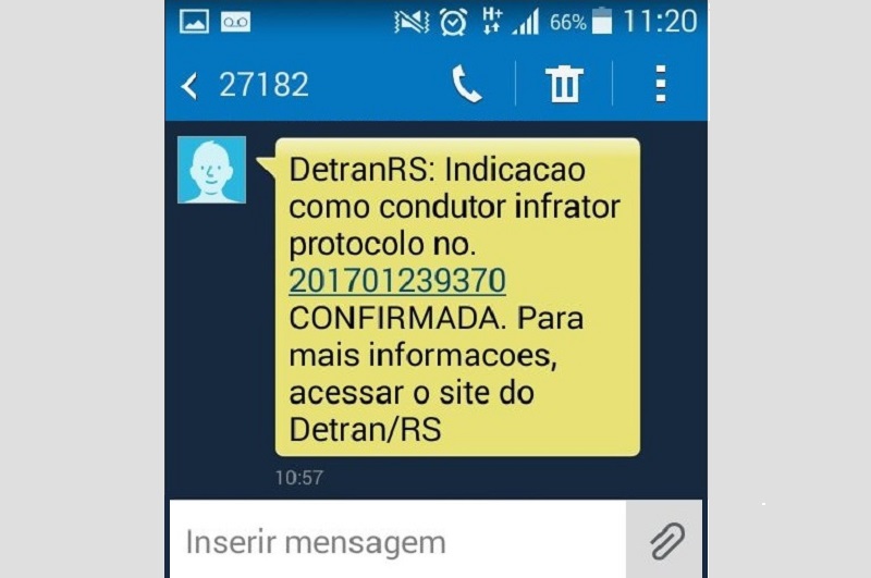 Motorista agora tem o celular como aliado na hora da multa.