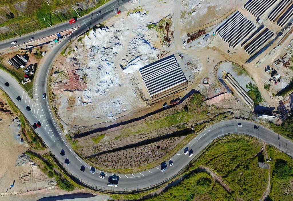 Rodoanel Norte: imagens aéreas mostram obras em 360 graus.