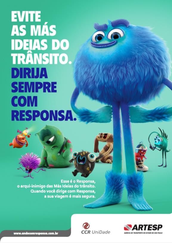 CCR lança campanha lúdica de educação no trânsito.