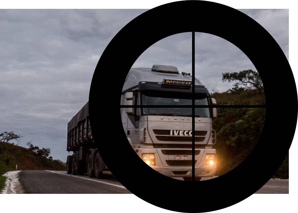 60% dos caminhoneiros apontam a insegurança nas estradas como a preocupação principal na profissão.