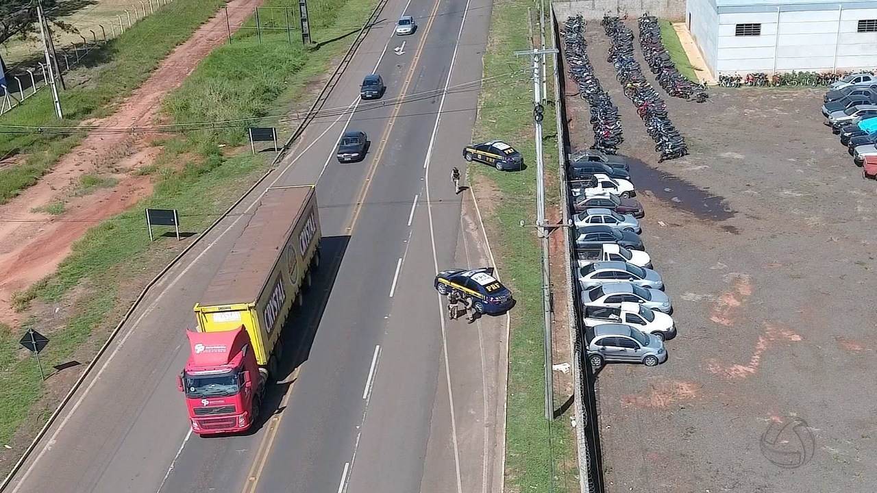 Detran-DF usa drones e flagra quase 400 infrações de trânsito em um mês.