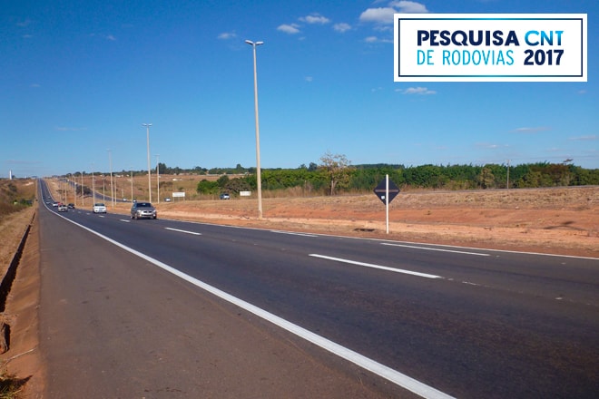 DF tem a maioria das rodovias pesquisadas como ótimas ou boas.