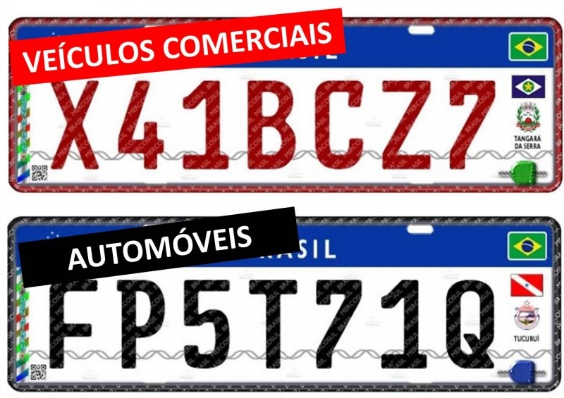 Placa Mercosul começa a ser implantada no Rio de Janeiro.