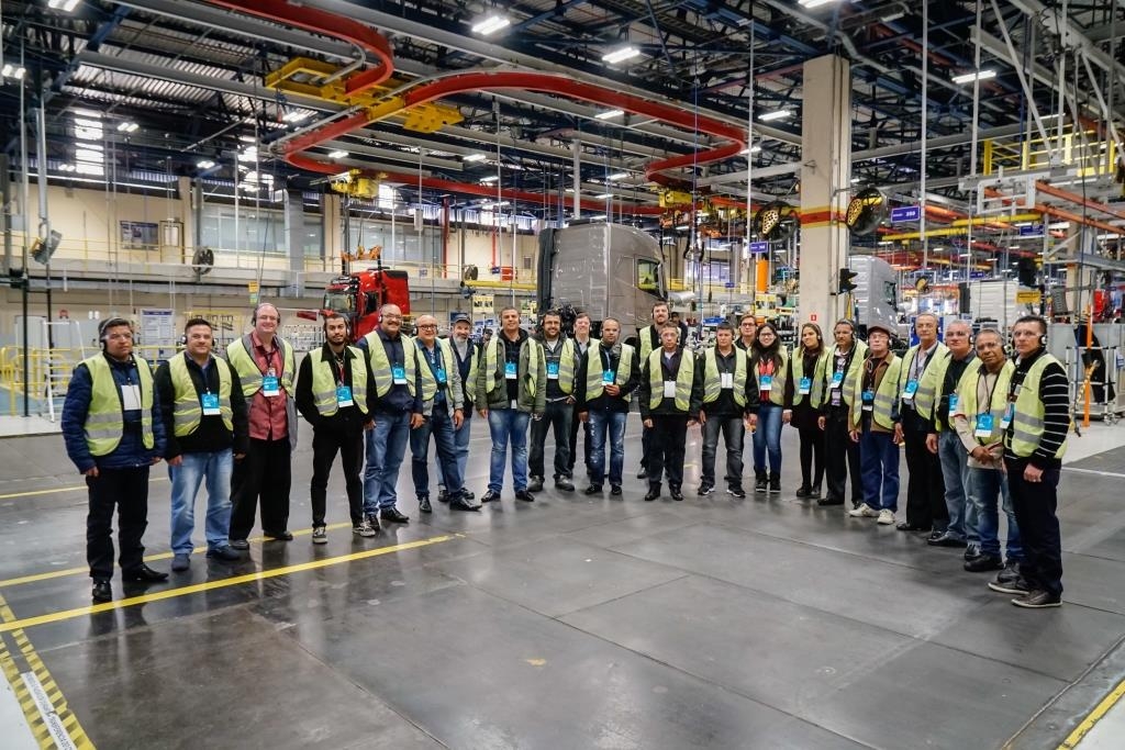 Volvo recebe os melhores motoristas de ônibus de São Paulo.